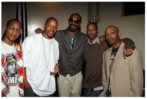 Quik, Warren G, Snoop, Kurupt and friend